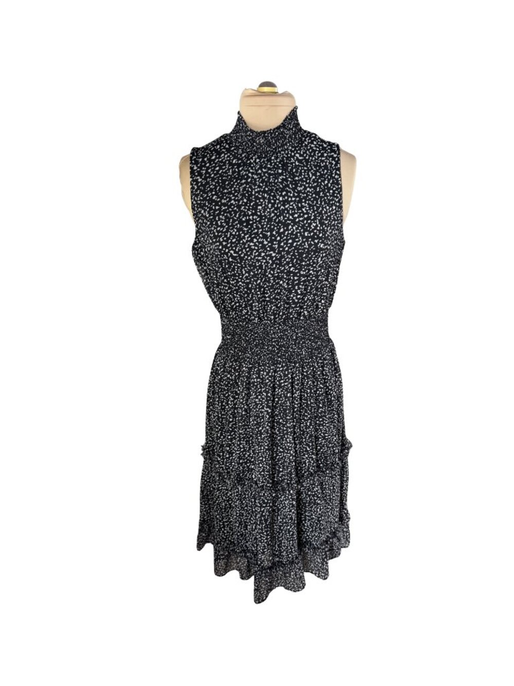 MSK High Neck Midi Dress - Size M